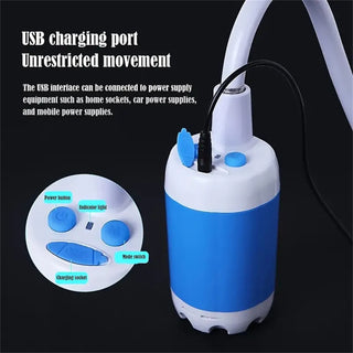  Portable Electric Shower for Camping and Travel with Rechargeable Battery cashymart