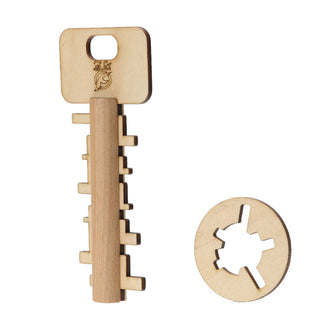  Bamboo Educational Lock and Key Toy cashymart