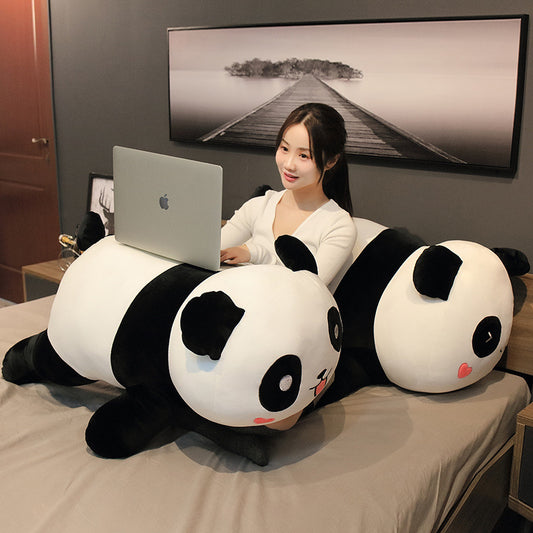  Lying Panda Pillow, Large Sleeping Pillow cashymart