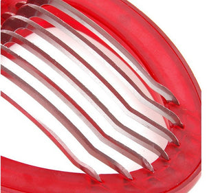  Red Strawberry Slicer Plastic Fruit Carving Tools cashymart