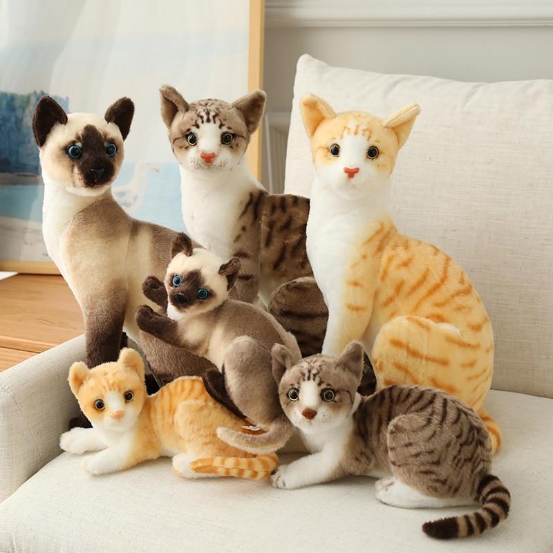  Adorable Cat Plush Doll Toy cashymart