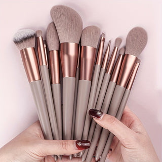  Fluffy Elegance Makeup Brush Set cashymart