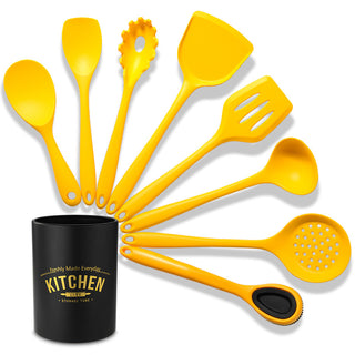  Silicone and Nylon Nonstick Kitchen Utensil Set cashymart