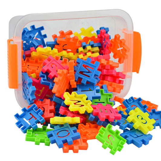  Funny DIY Building Blocks Set for Kids - 110pcs Mosaic Toy with Large Particles cashymart