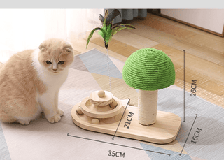  Interactive Wooden Cat Toy cashymart