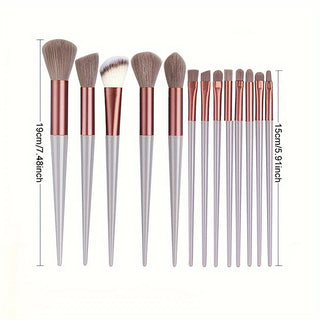  13-Piece Soft Makeup Brush Set cashymart