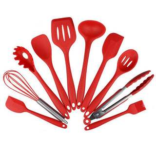  Non-Stick Silicone Kitchen Utensils Set cashymart