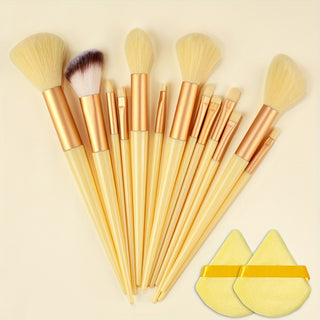  Fluffy Makeup Brush Set & Storage Bag cashymart