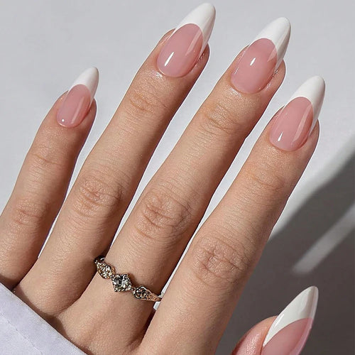  360 Pcs Glossy Pink French Nail Tips cashymart
