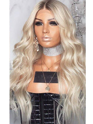  Blonde Long Curly Wig cashymart