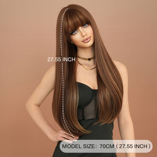  Chic Ombre Honey Brown Wig cashymart