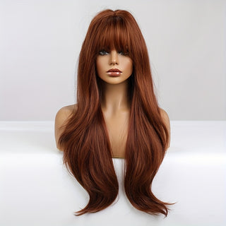  Red Brown Ginger Glam Wig cashymart