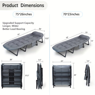  Adjustable Folding Camping Cot cashymart