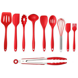  Non-Stick Silicone Kitchen Utensils Set cashymart