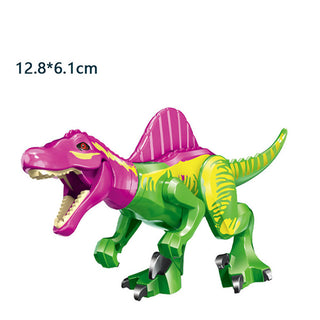  Assembled Jurassic Dinosaur Educational Building Blocks cashymart