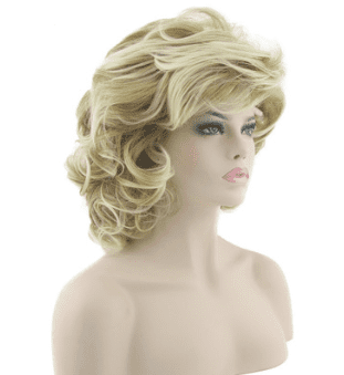  European and American Golden Short Hair Wigs cashymart