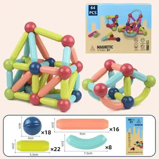  Magnetic Blocks for Creative Play cashymart