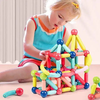  Magnetic 3D Building Blocks for Creative Play cashymart