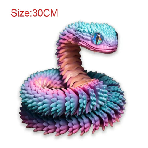  3D Printed Movable Joint Snake Fidget Toy cashymart