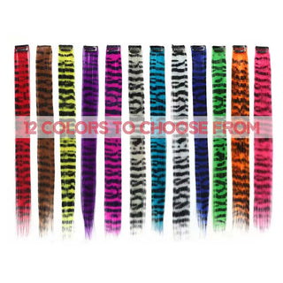  3Pcs Set Colorful Clip-in Hair Extensions cashymart