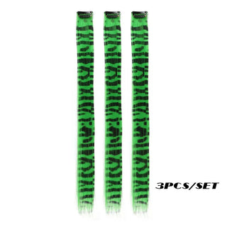  3Pcs Set Colorful Clip-in Hair Extensions cashymart