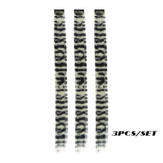  3Pcs Set Colorful Clip-in Hair Extensions cashymart