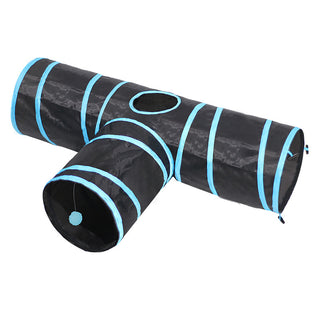  Foldable Cat Tunnel for Entertaining Felines cashymart