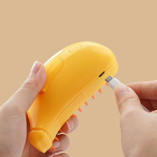  Grooming Spa Deluxe: Steamy Spray Massage Comb for Dogs cashymart