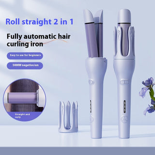  2-in-1 Automatic Curler & Straightener cashymart