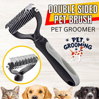  Double-Sided Pet Grooming Brush cashymart