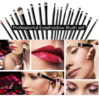  20-Piece Professional Makeup Brush Set cashymart