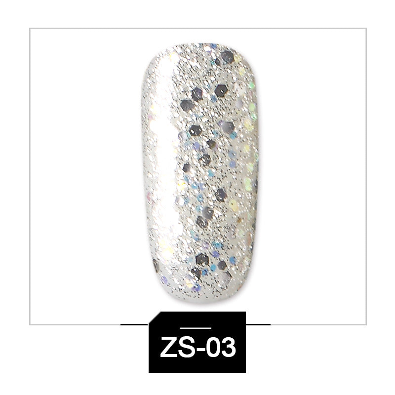  Glitter Phototherapy Nail Polish cashymart