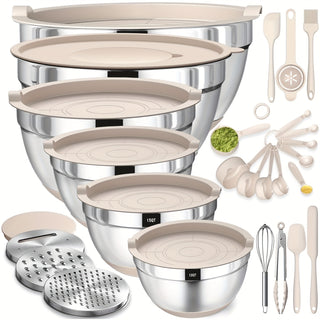  Stainless Steel Mixing Bowls Set cashymart