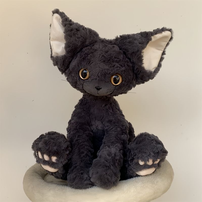  Curly German Cat Plush Toy cashymart