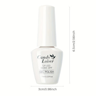  Grey & White Gel Nail Polish Set cashymart