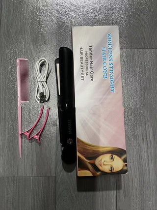  Mini Wireless Hair Straightener & Curler cashymart