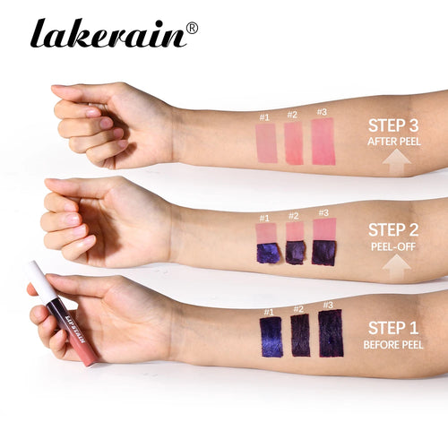  3pcs Lip Stain Set Waterproof Pink Tint cashymart