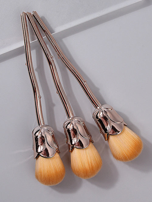  3pcs Rose Powder Brush Set for Beginners cashymart