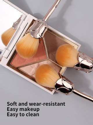  3pcs Rose Powder Brush Set for Beginners cashymart