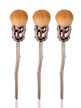  3pcs Rose Powder Brush Set for Beginners cashymart