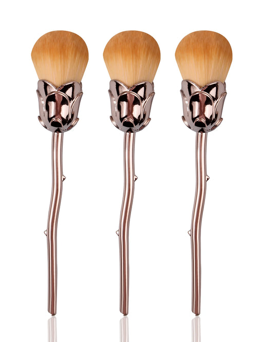  3pcs Rose Powder Brush Set for Beginners cashymart