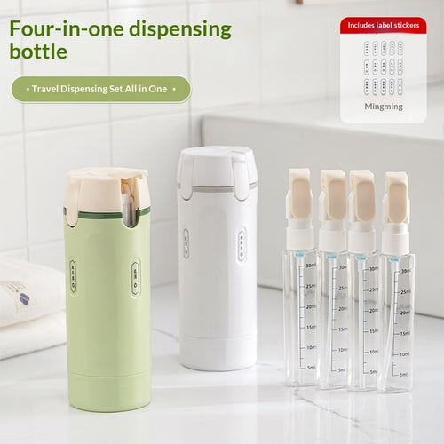 4-in-1 Travel Dispenser Bottles cashymart