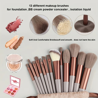  Fluffy Elegance Makeup Brush Set cashymart