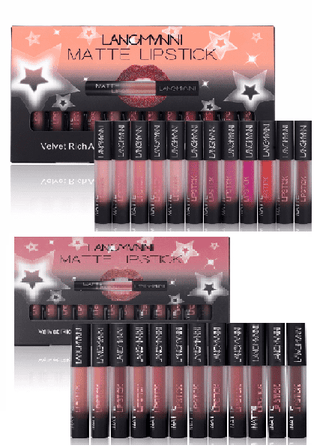  Long-Lasting Matte Velvet Lipstick Set cashymart