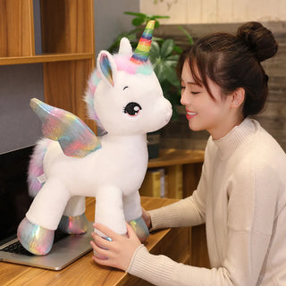  40CM Rainbow Unicorn Plush Toy for Kids cashymart