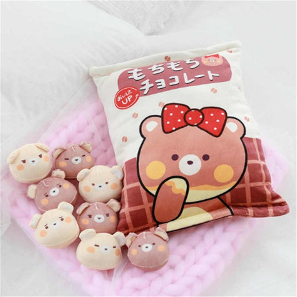  Large Bag Of Snacks And Pillow Plush Toys cashymart