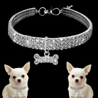  Crystal Rhinestone Dog and Cat Collar cashymart