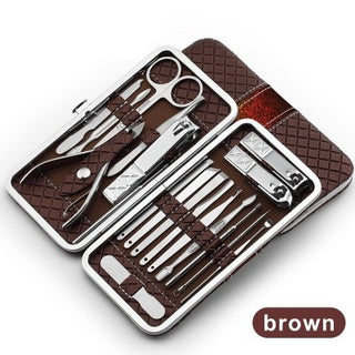  Nail manicure tool kit combo set cashymart