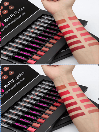  Long-Lasting Matte Velvet Lipstick Set cashymart