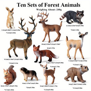  Forest Animal Figures cashymart